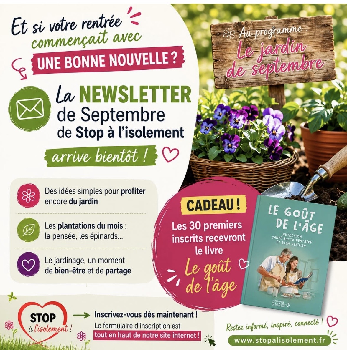 image : 30 livres "Le goût de l'âge" à gagner !!!