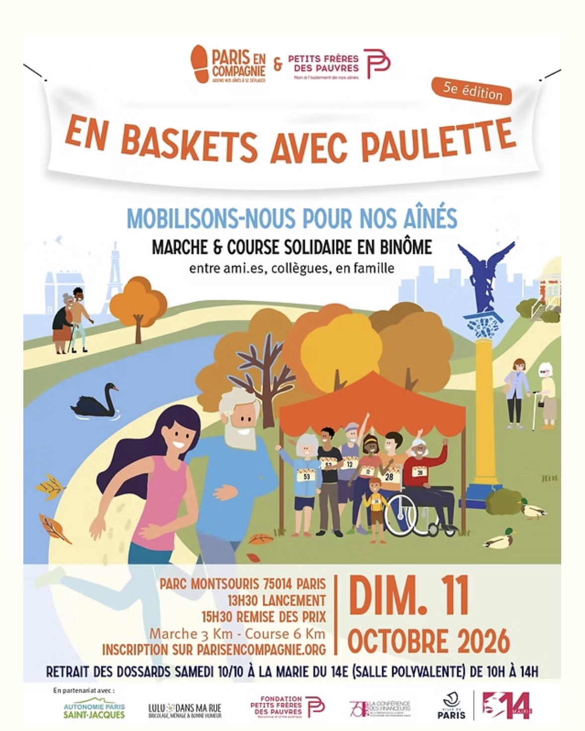 image : RDV, le 11 octobre Parc Montsouris