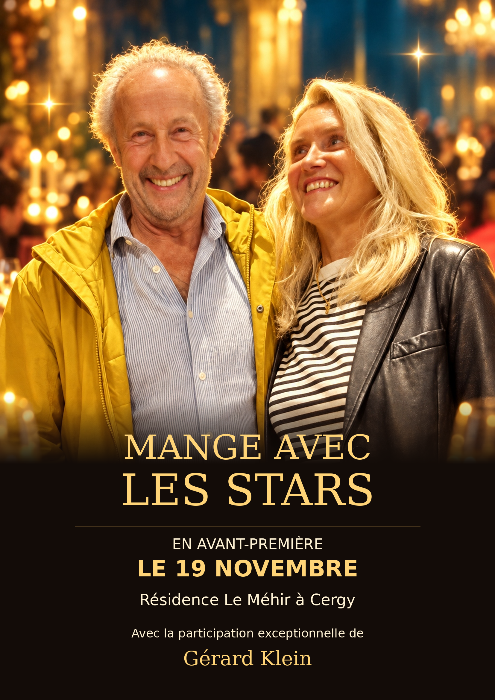 image : Mange avec les Stars à la UNE