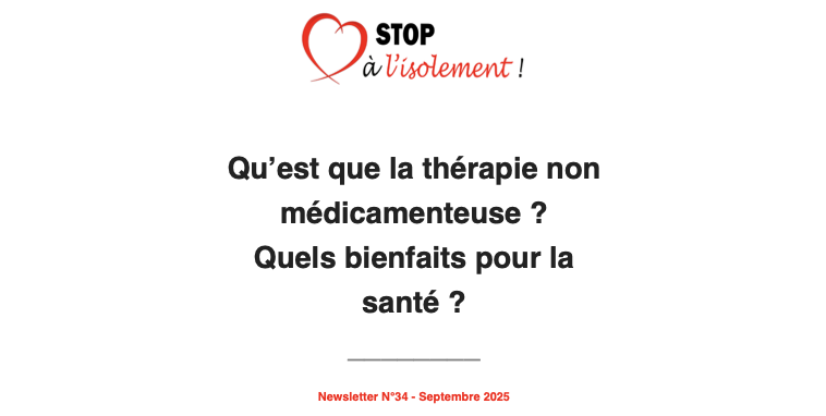 image : NEWSLETTER N°34 : Qu’est que la thérapie non médicamenteuse ? Quels bienfaits pour la santé ?