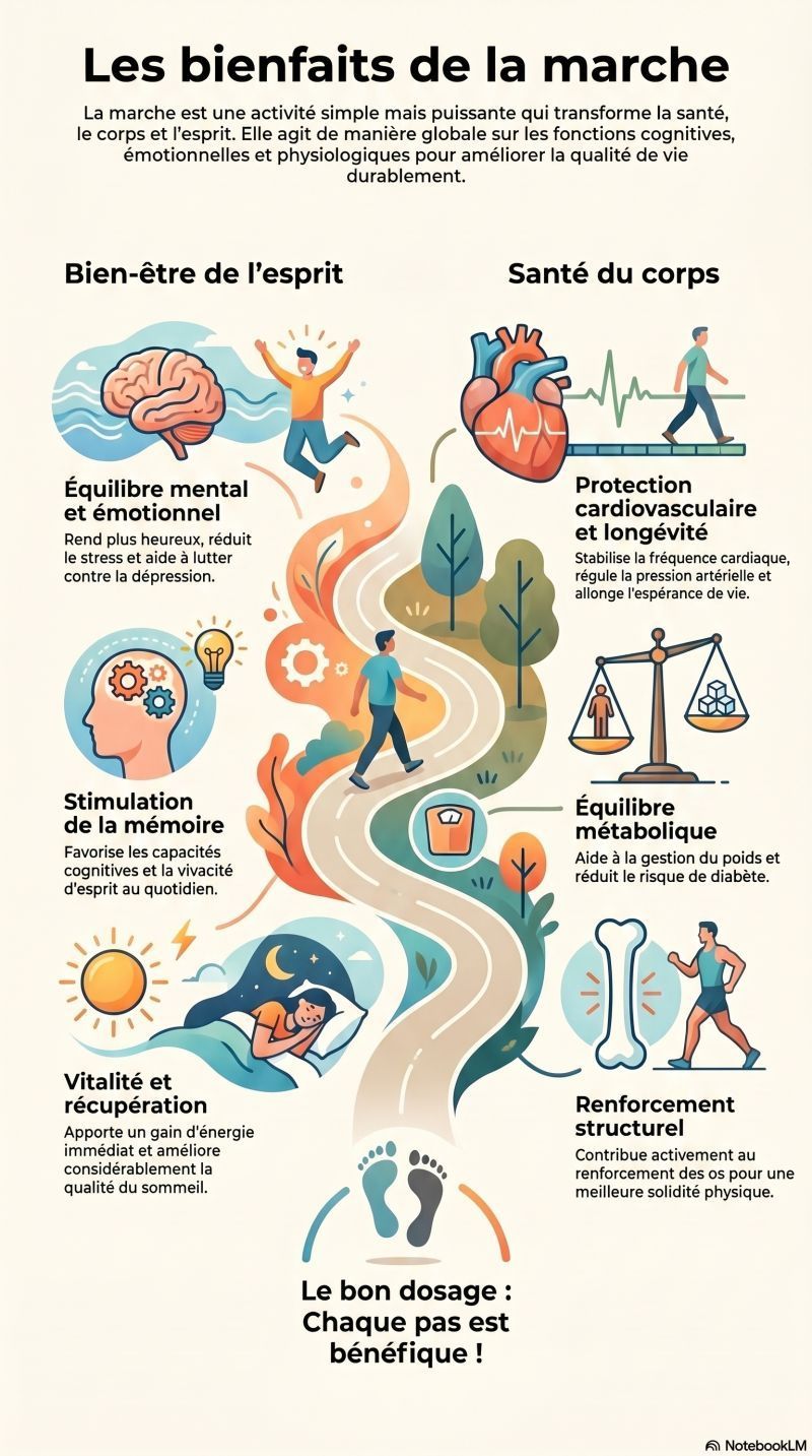 image : La marche est excellente pour la santé