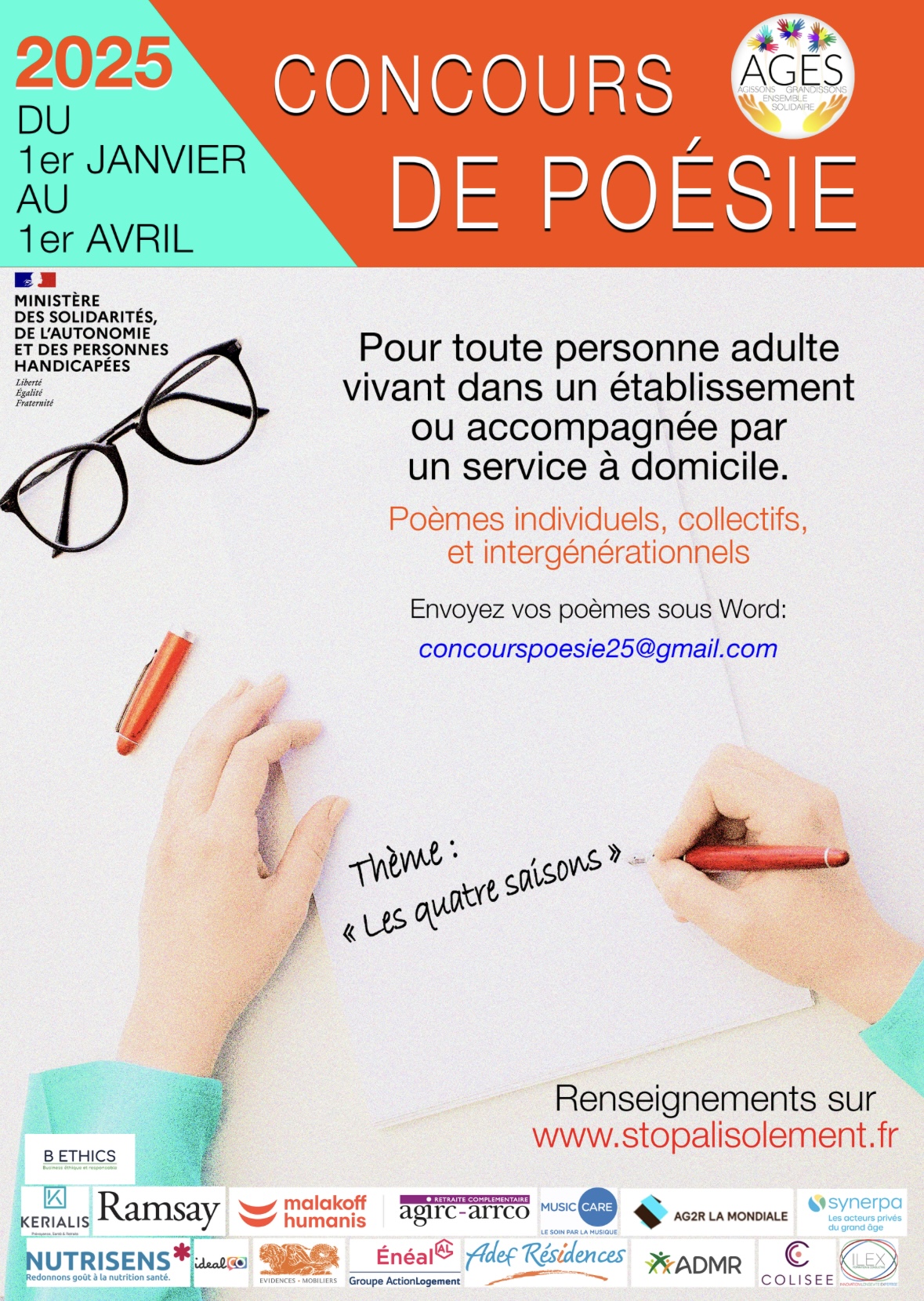 image : Affiche Concours de poésie