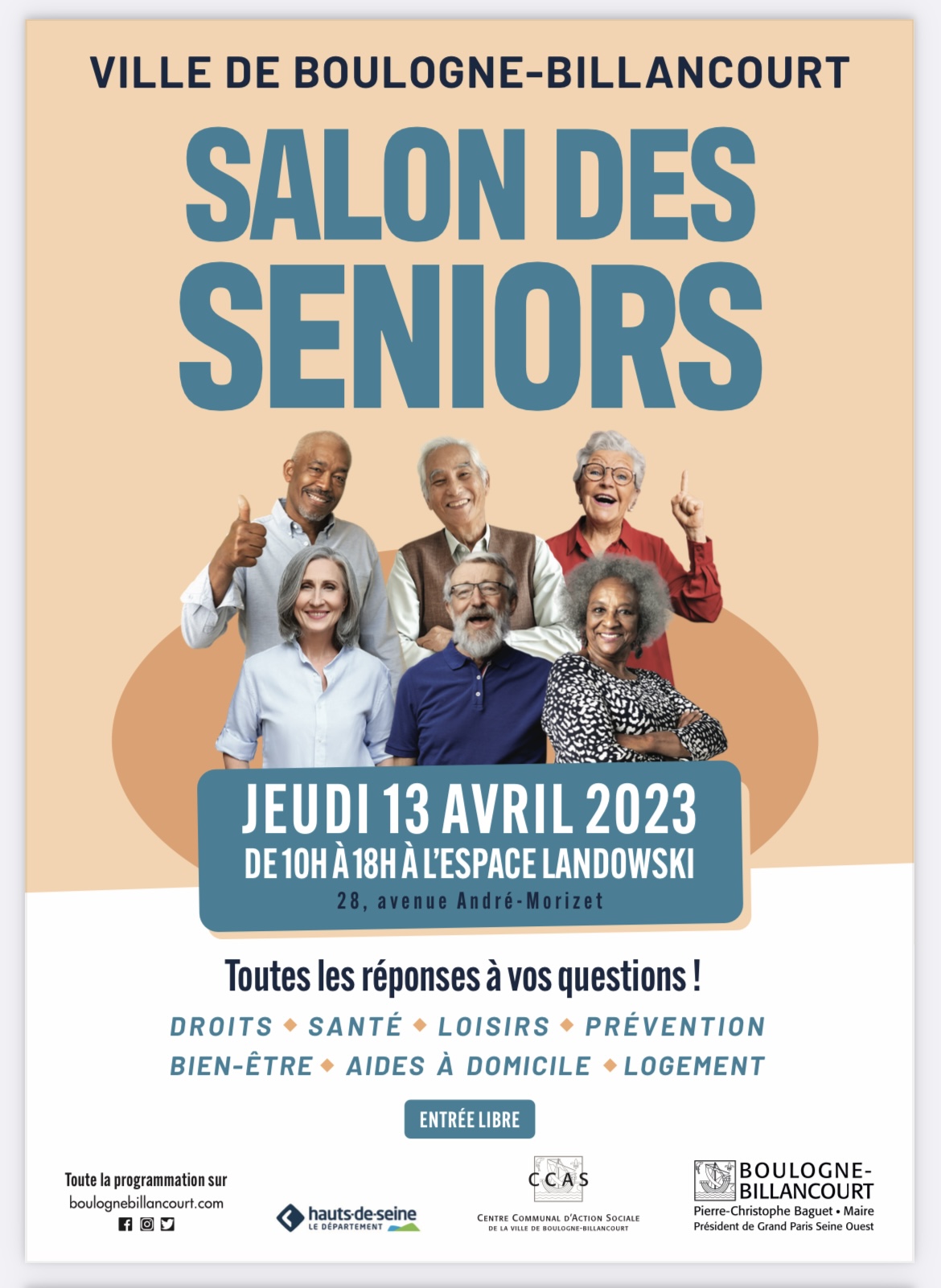 image = Stopalisolement.fr au salon des séniors à Boulogne-Billancourt le 13 avril 2023