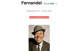 image : Newsletter N°10 - Le GRAND FERNANDEL ! 