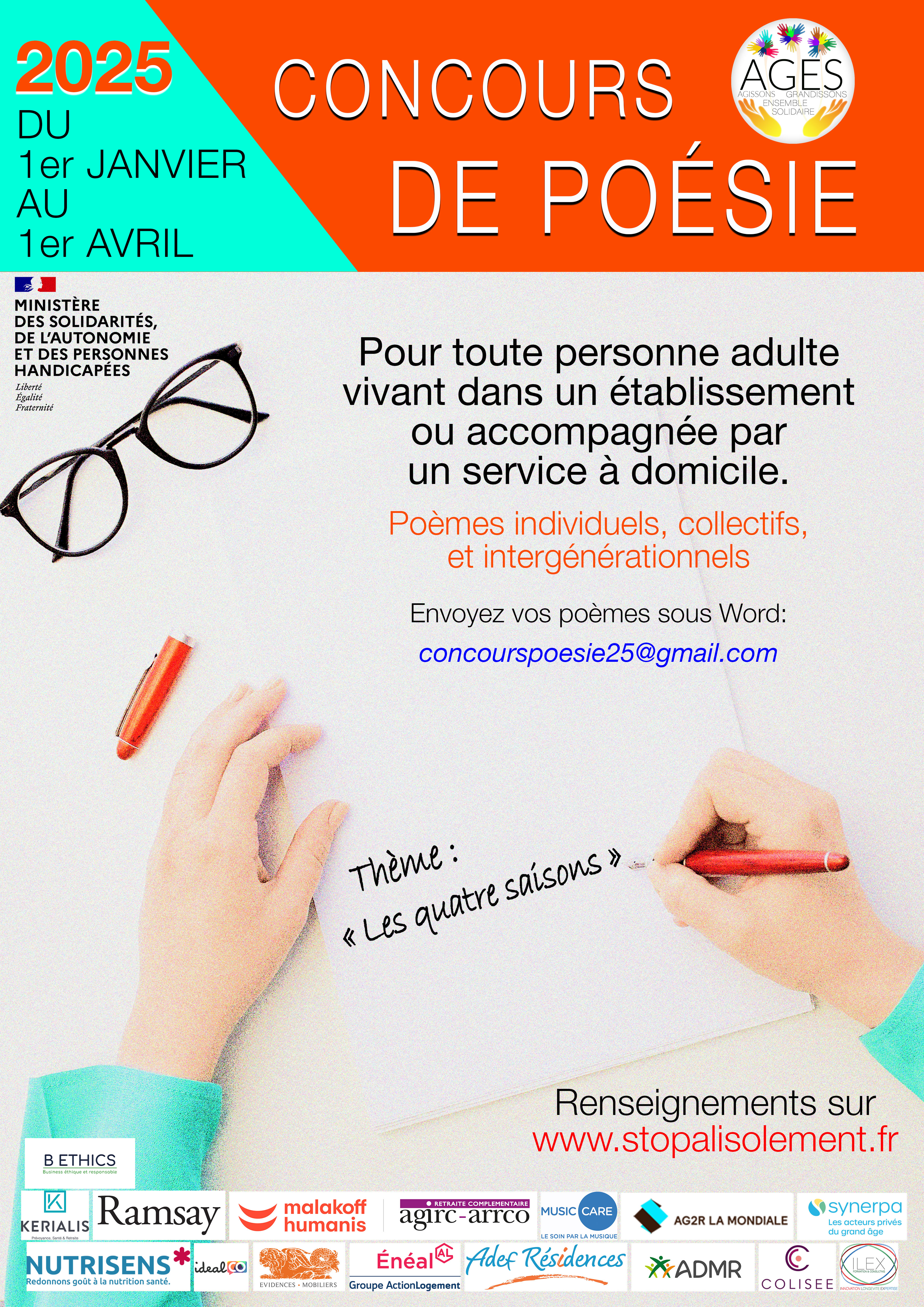 image PDF : Affiche Concours de poésie